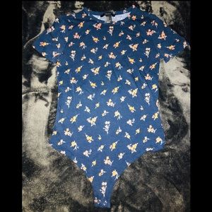 Short sleeve body suit